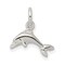 Sterling Silver Dolphin Charm Jewelry Ocean Pendant 17mm x 16mm